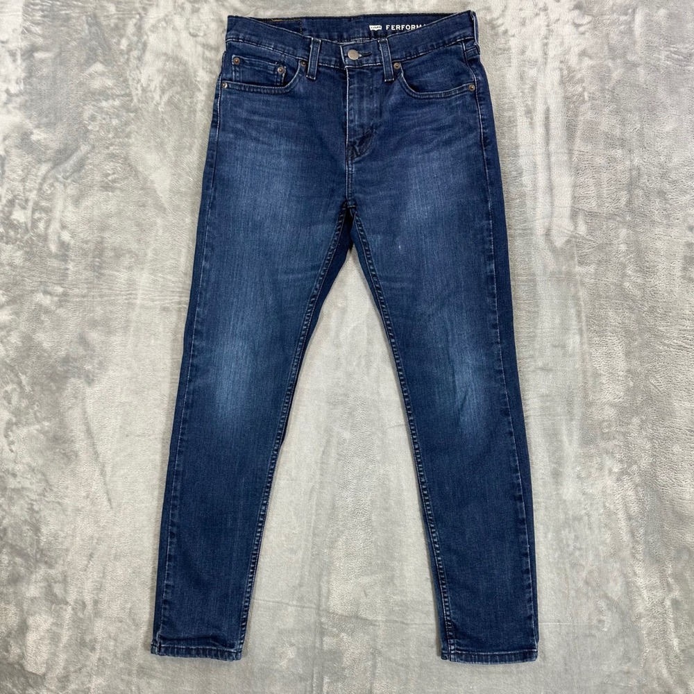 Levi's 512 Performance Slim Taper Jeans Men's Size 29x30‎ Blue Dark Wash Stretch